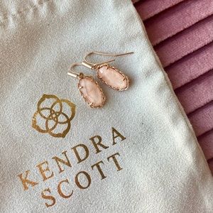 Kendra Scott rose gold earrings